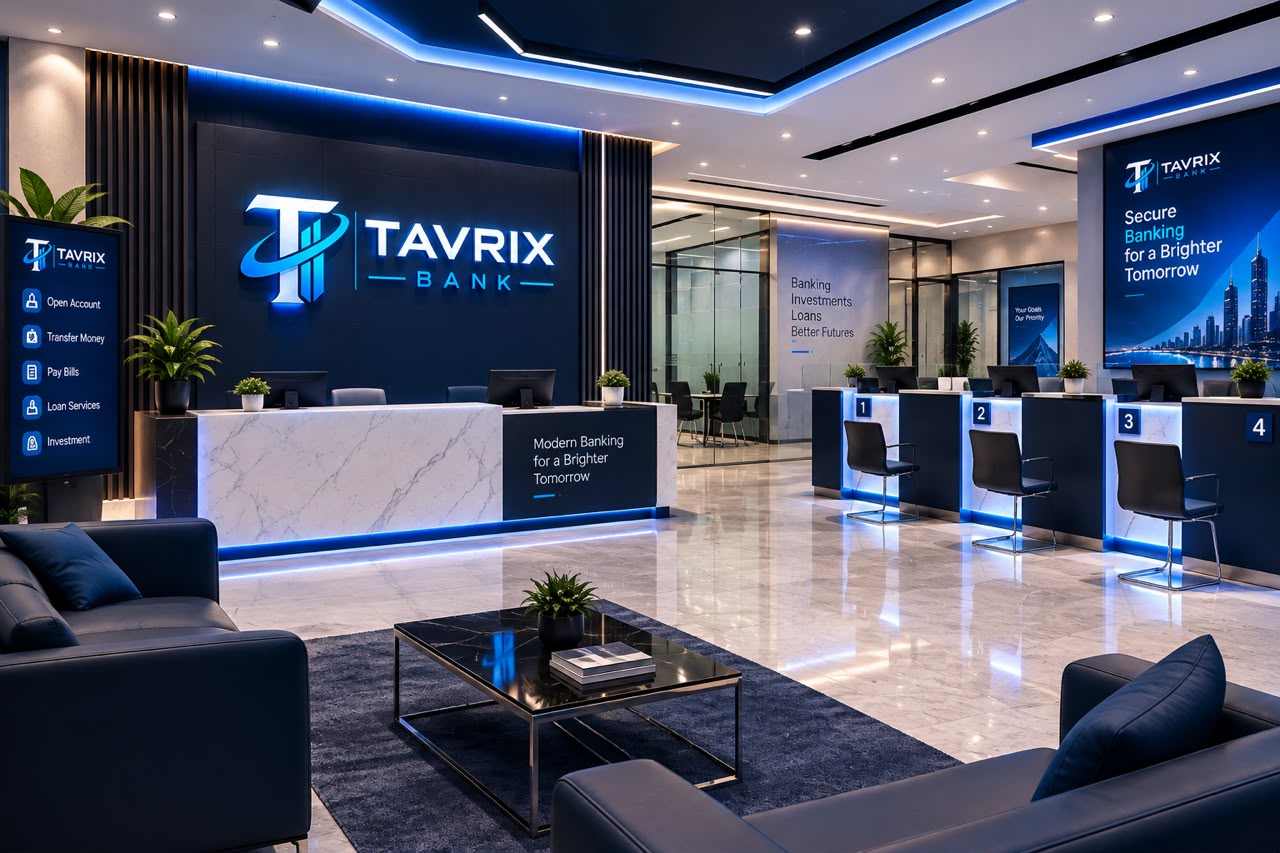 Tavrix Bank banking services overview